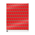 Red Alien UFO Sci‑Fi Gift Wrap