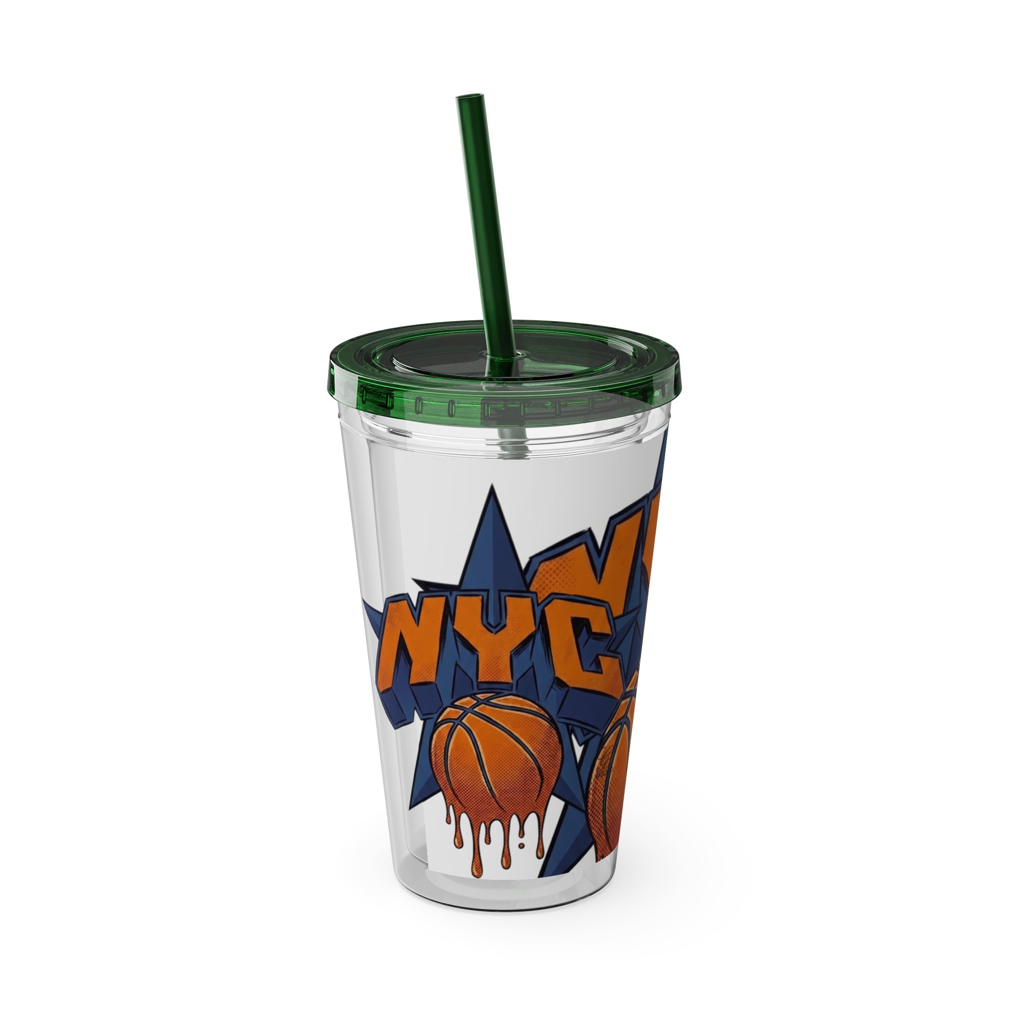 NYC Basketball Drip Tumbler 16oz