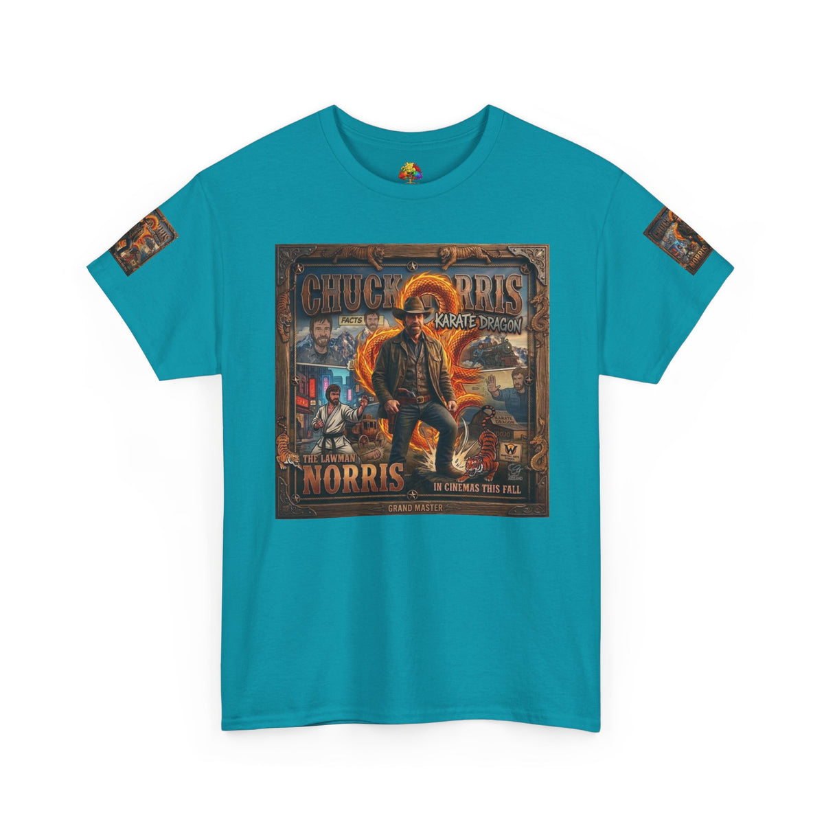 Retro Action Movie Poster T-Shirt | Vintage Fighter Hero Tee