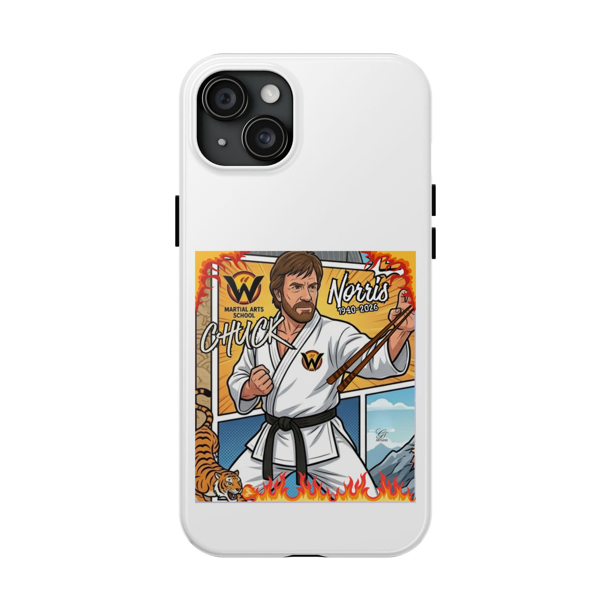 Chuck Norris Karate Tough Phone Case