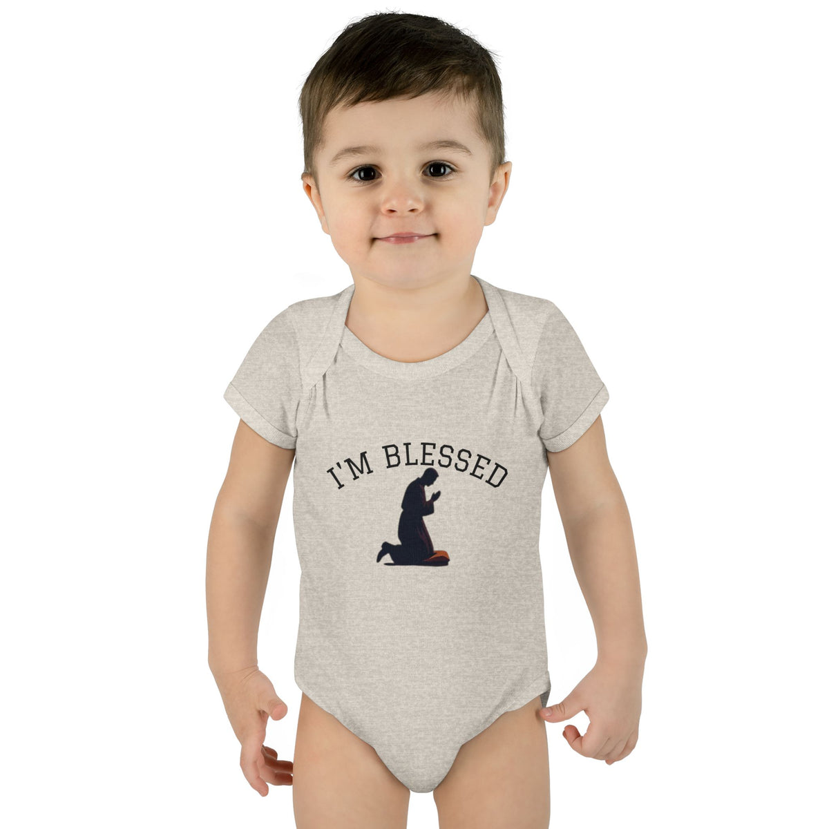 Praying Silhouette Infant Bodysuit | Baby Onesie