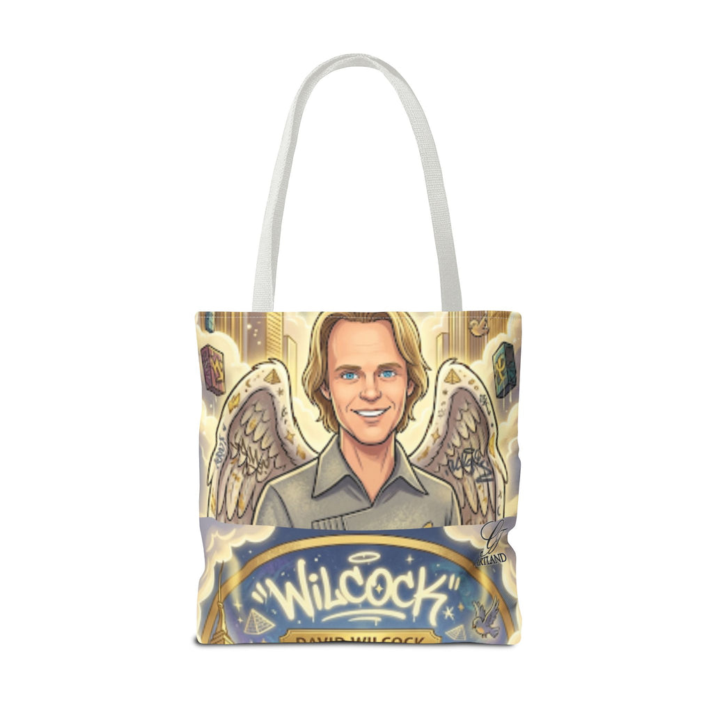 Wilcock Angel Wings Portrait Tote Bag – Illustrated Memorial/Tribute Carryall by GT Artland