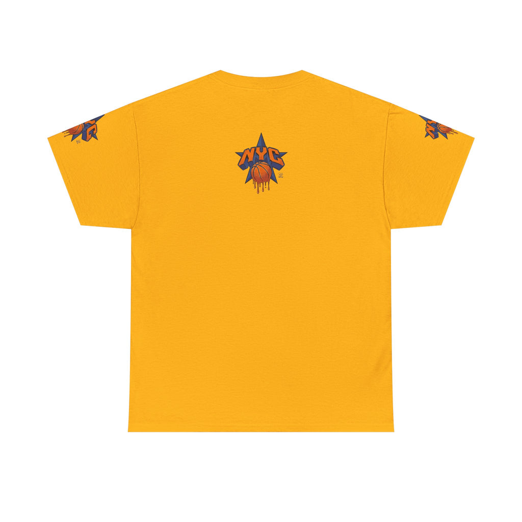 NYC Dripping Basketball Star Tee | Sports City Graphic Shirt by GT Artland
