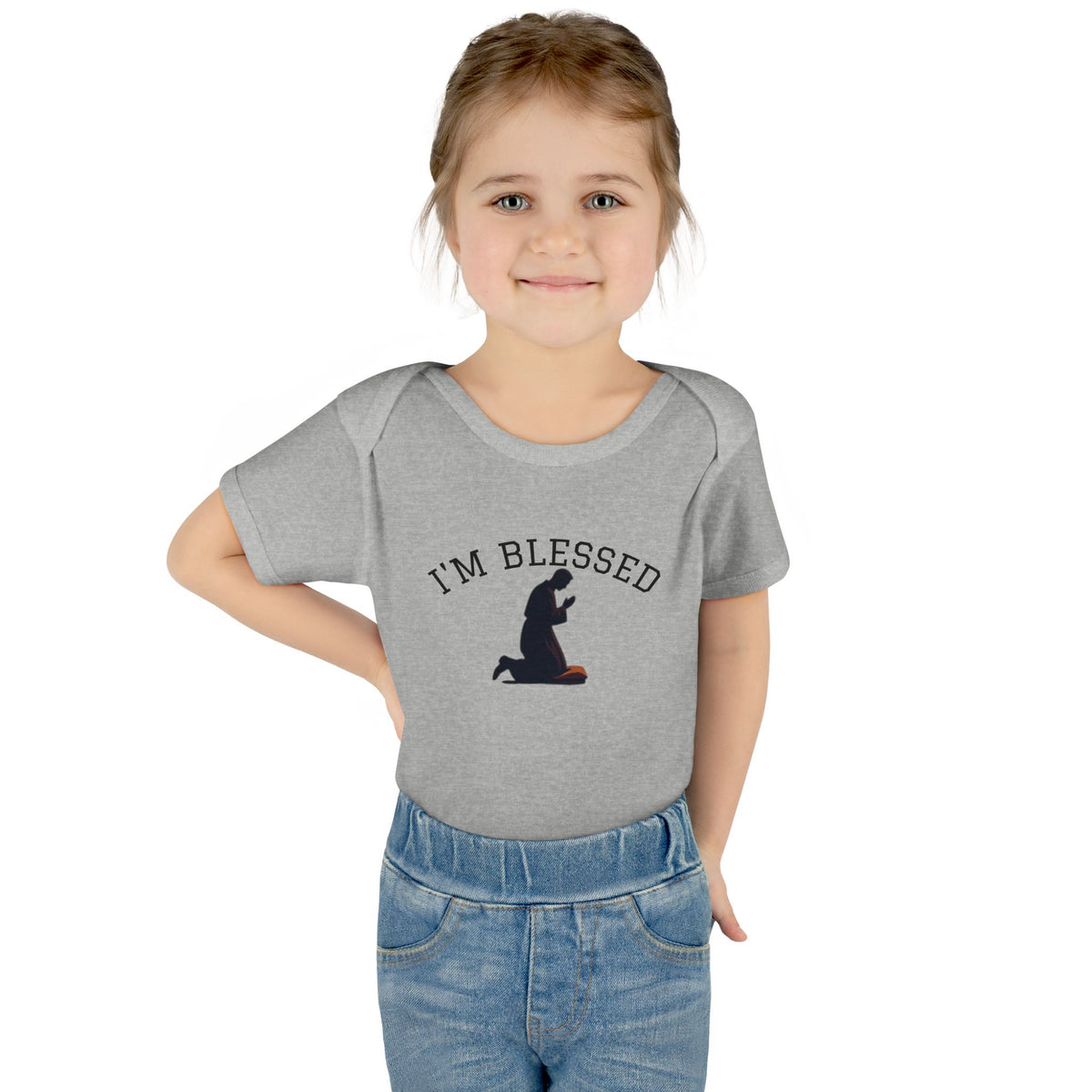 Praying Silhouette Infant Bodysuit | Baby Onesie