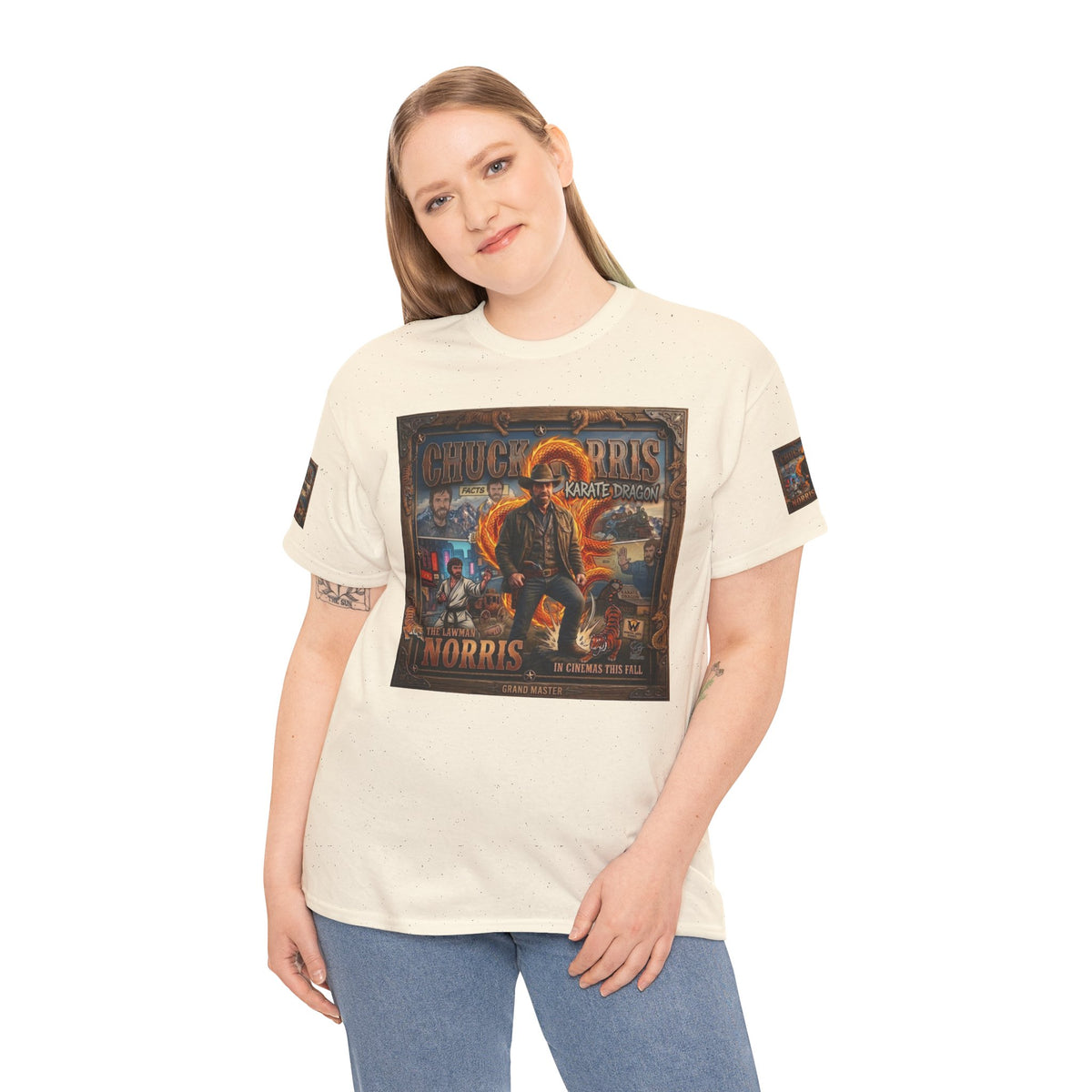 Retro Action Movie Poster T-Shirt | Vintage Fighter Hero Tee