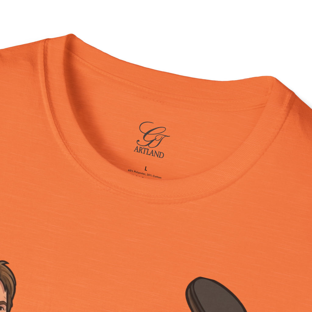 Chuck Norris Kick Illustration T-Shirt | I'll Kick Your Butt text by GT Artland