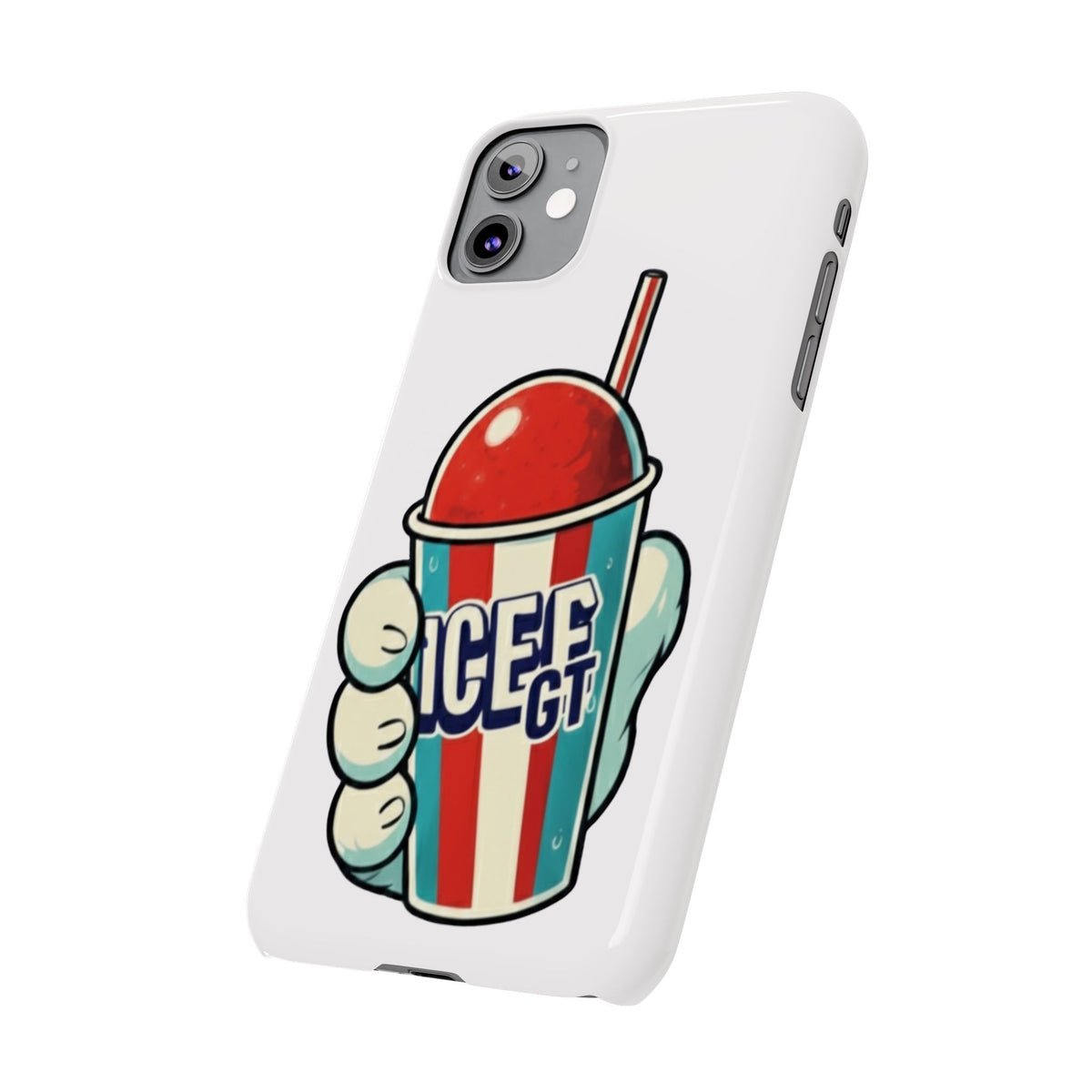 ICEE Slush Cup Slim Phone Case | Red White Blue Slushie
