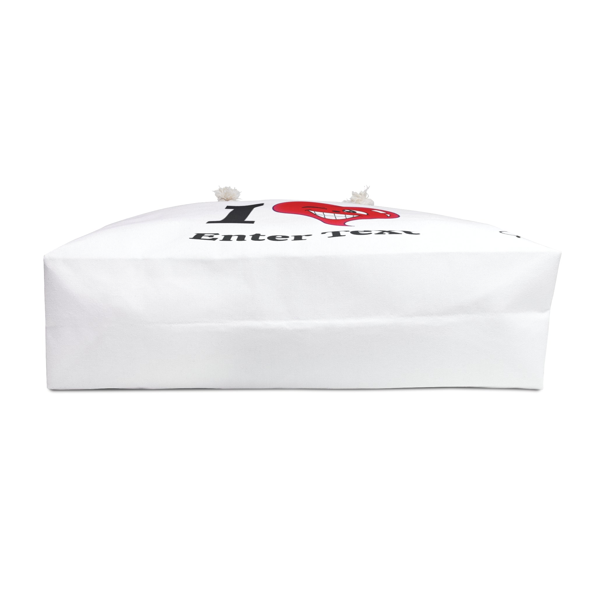 I Heart Smiling Heart Weekender Bag | Customizable Text Tote by GT Artland