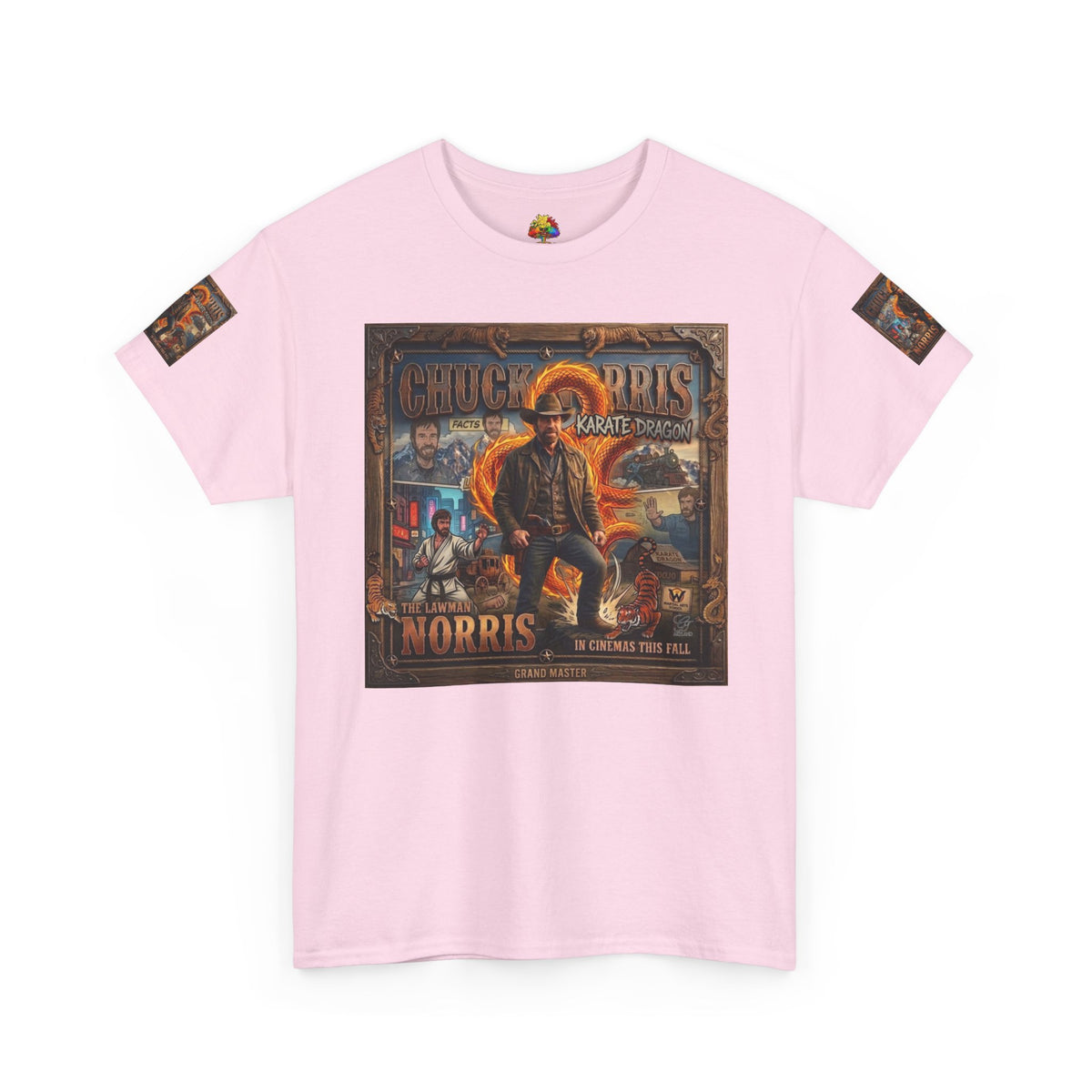 Retro Action Movie Poster T-Shirt | Vintage Fighter Hero Tee