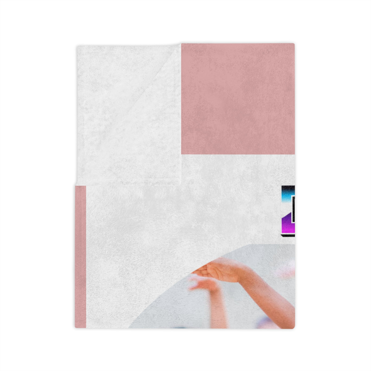 Colourful Dancing Girls' Velveteen  Blanket
