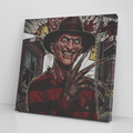 Nightmare Freddy Horror Airbrush Designer Canvas Wrap by GT Artland