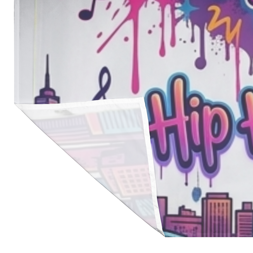 90s Happy Birthday Airbrush Designer Colorful Fun Backdrop Tapestry by GT Artland