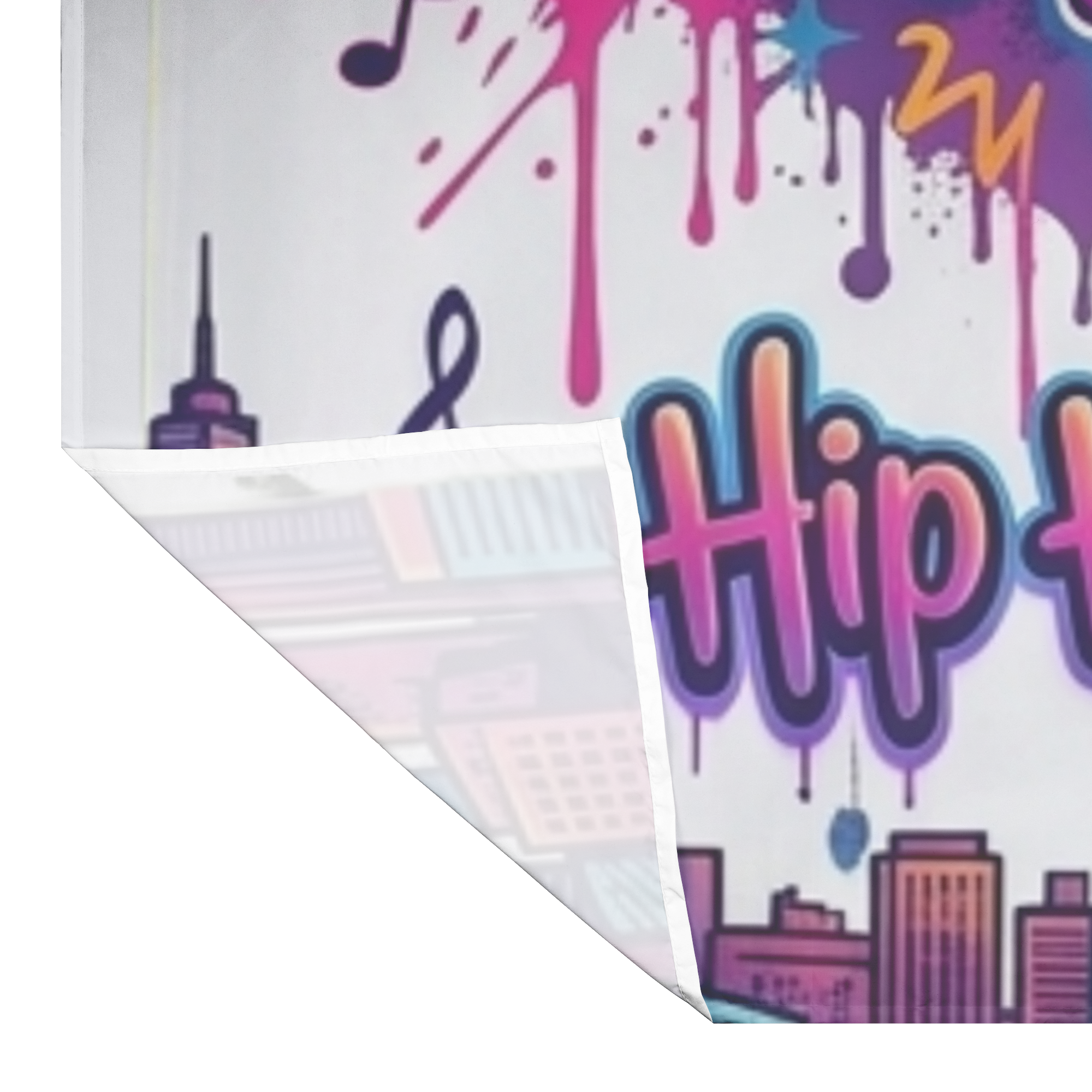 90s Happy Birthday Airbrush Designer Colorful Fun Backdrop Tapestry by GT Artland