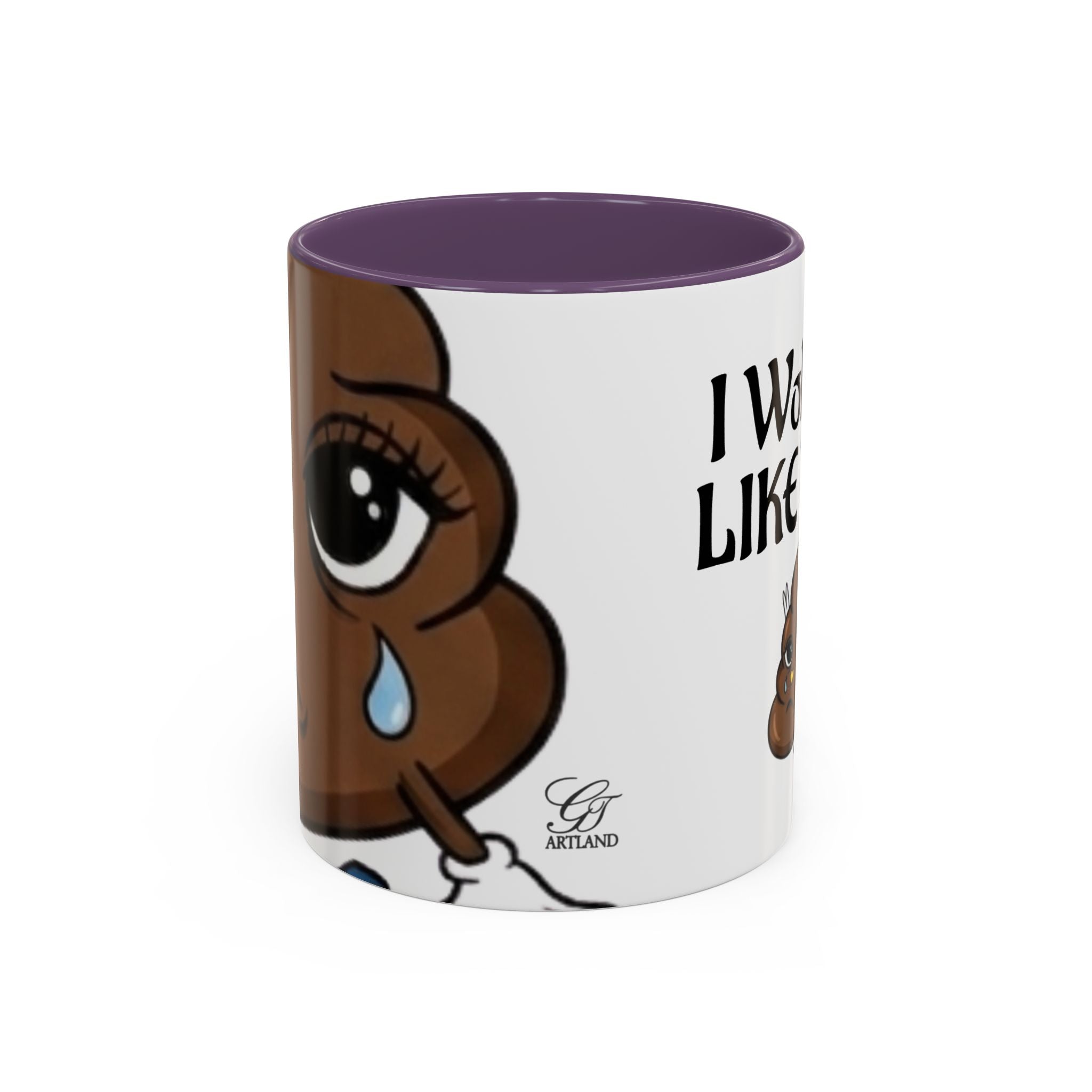 I Woke Up Like This Coffee Mug – Funny Poop Emoji Designer Accent Mug (11/15oz) by GT Artland