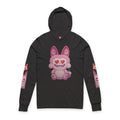 Pink Heart-Eyes Bunny  Hooded Long Sleeve