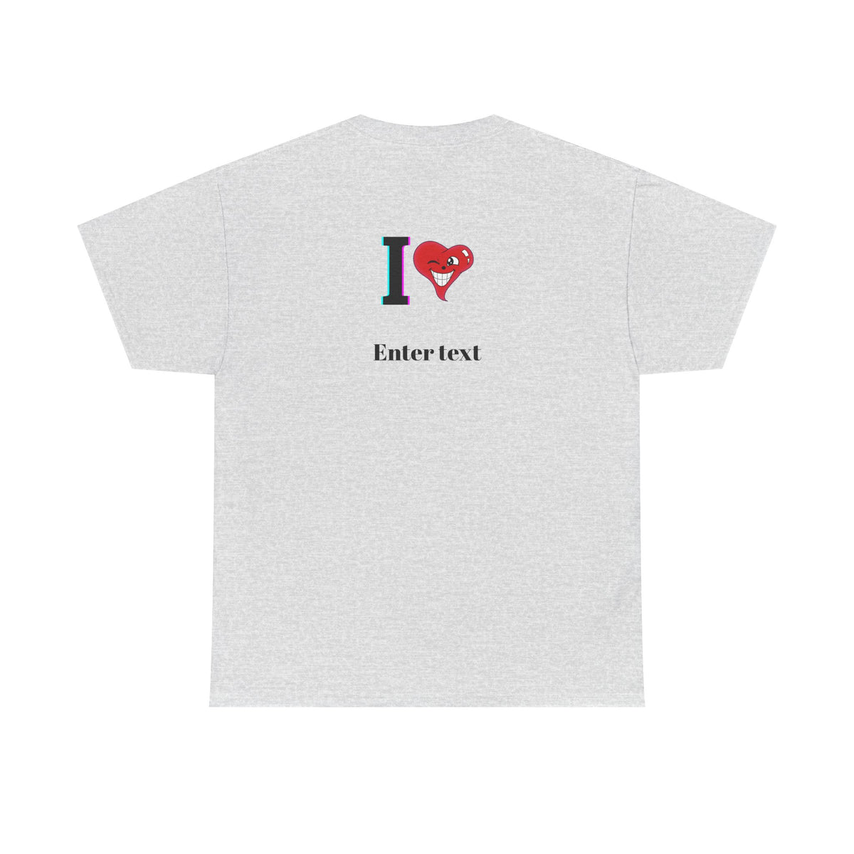 I Heart " Any Name" Personalized Designer Original T-Shirt Design by GT Artland