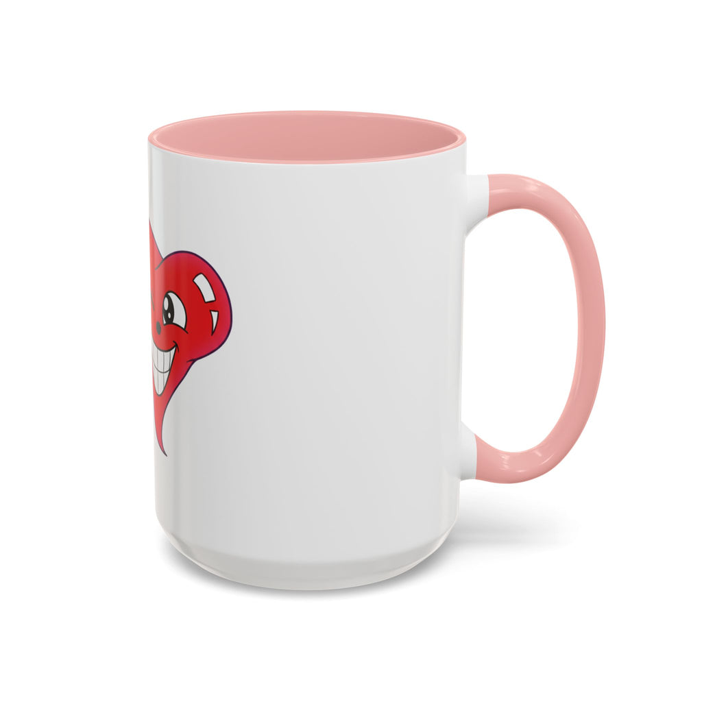 Winking Heart Graphic Mug | Accent Coffee Mug 11oz 15oz