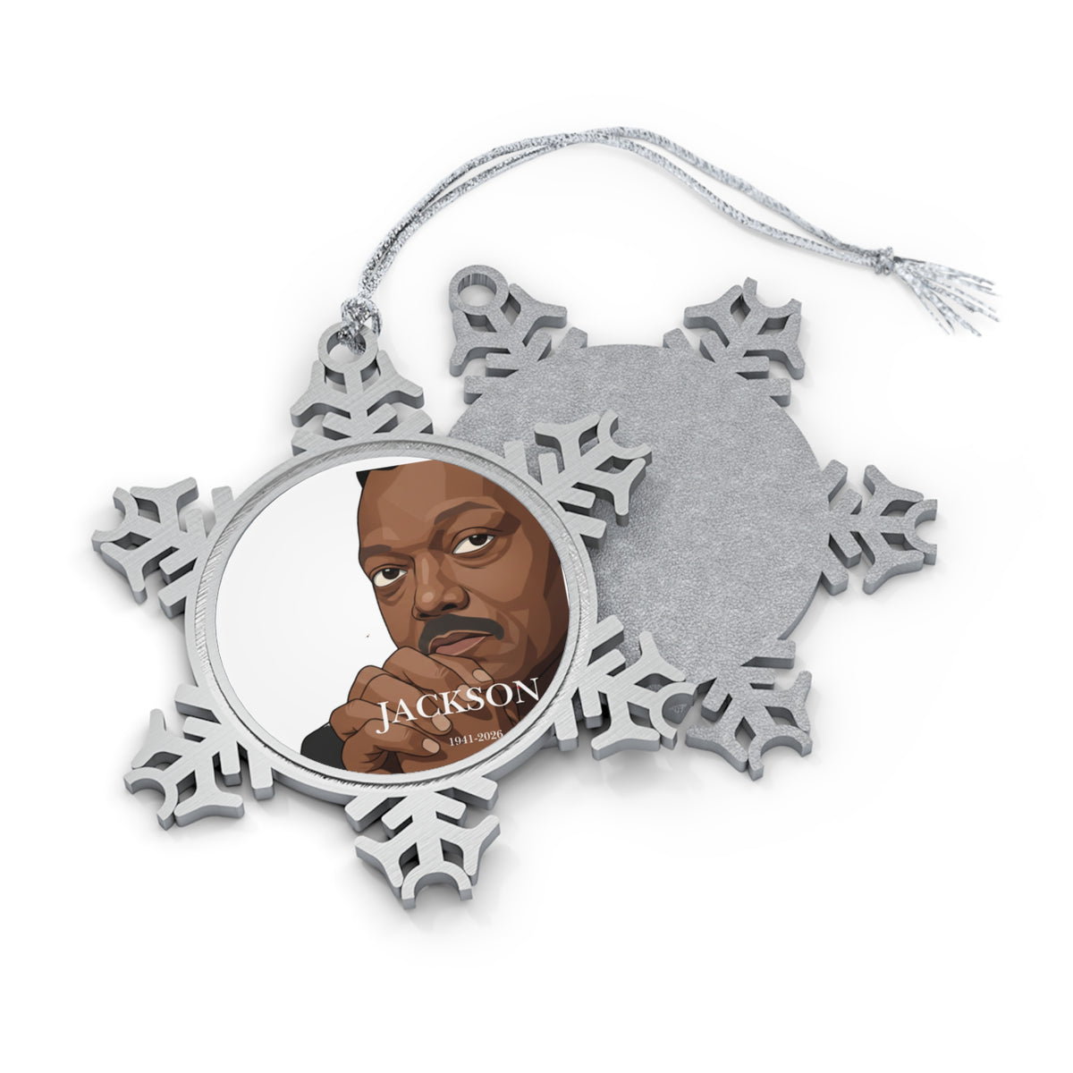 Pewter Snowflake Ornament