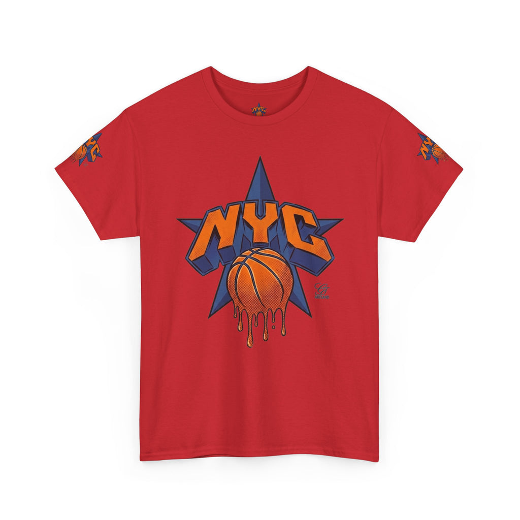 Copy of NYC Dripping Basketball Tee | New York City Hoops Shirt by GT Artland