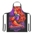 Pinup Bunny Girl with Gun Apron | Retro Comic Art, 'Rabbit' Design