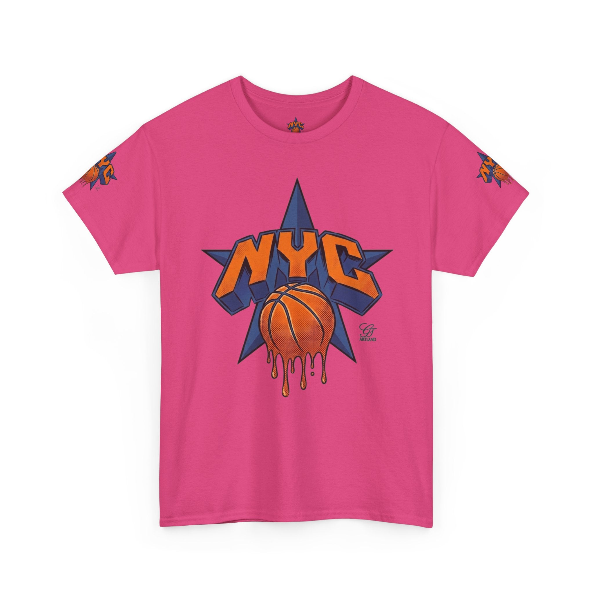 Copy of NYC Dripping Basketball Tee | New York City Hoops Shirt by GT Artland