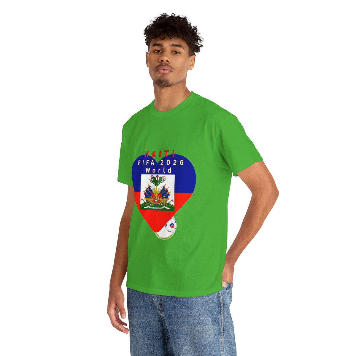 Heart of The Haitian Flag Tee