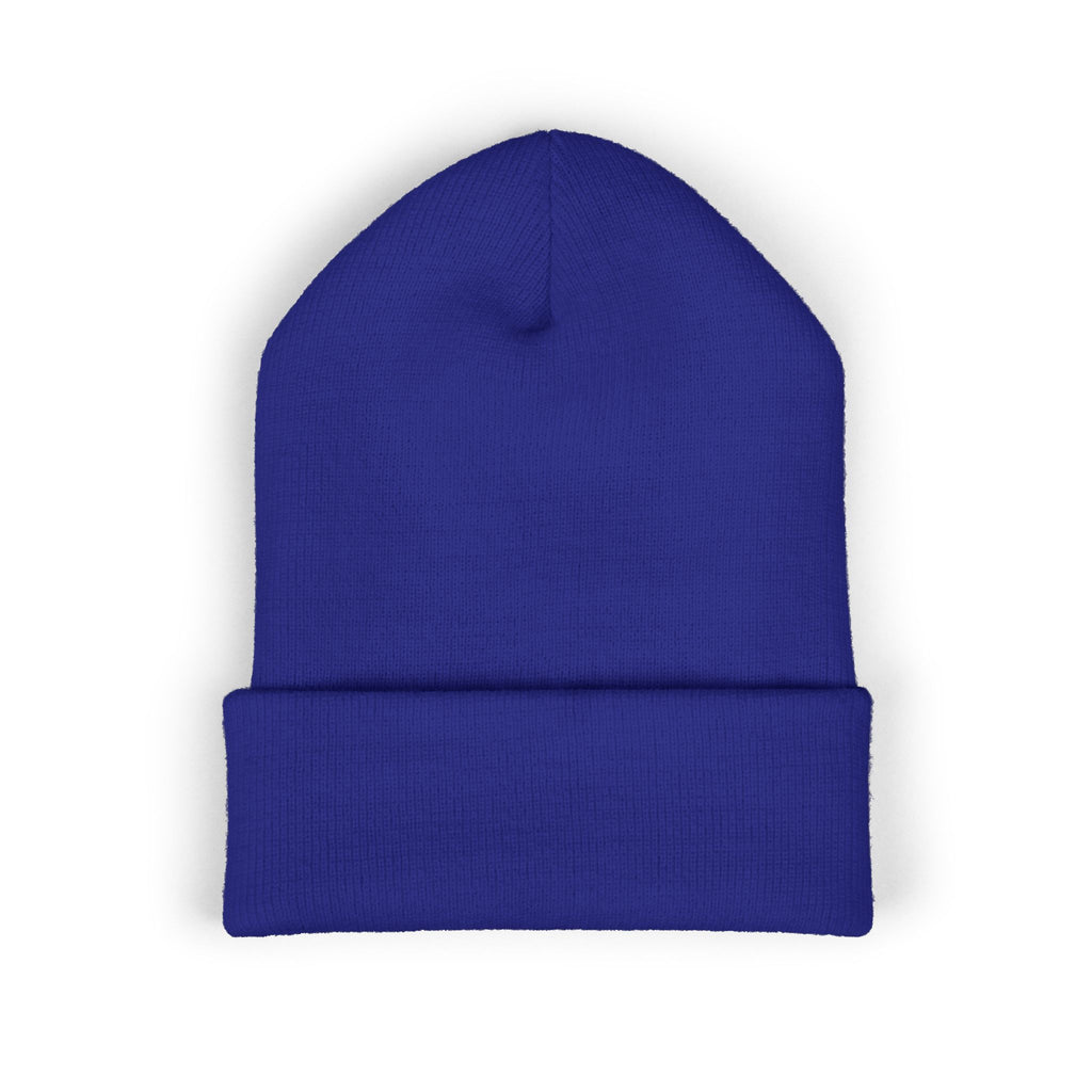 Retro Comic Duck Embroidered Cuffed Beanie