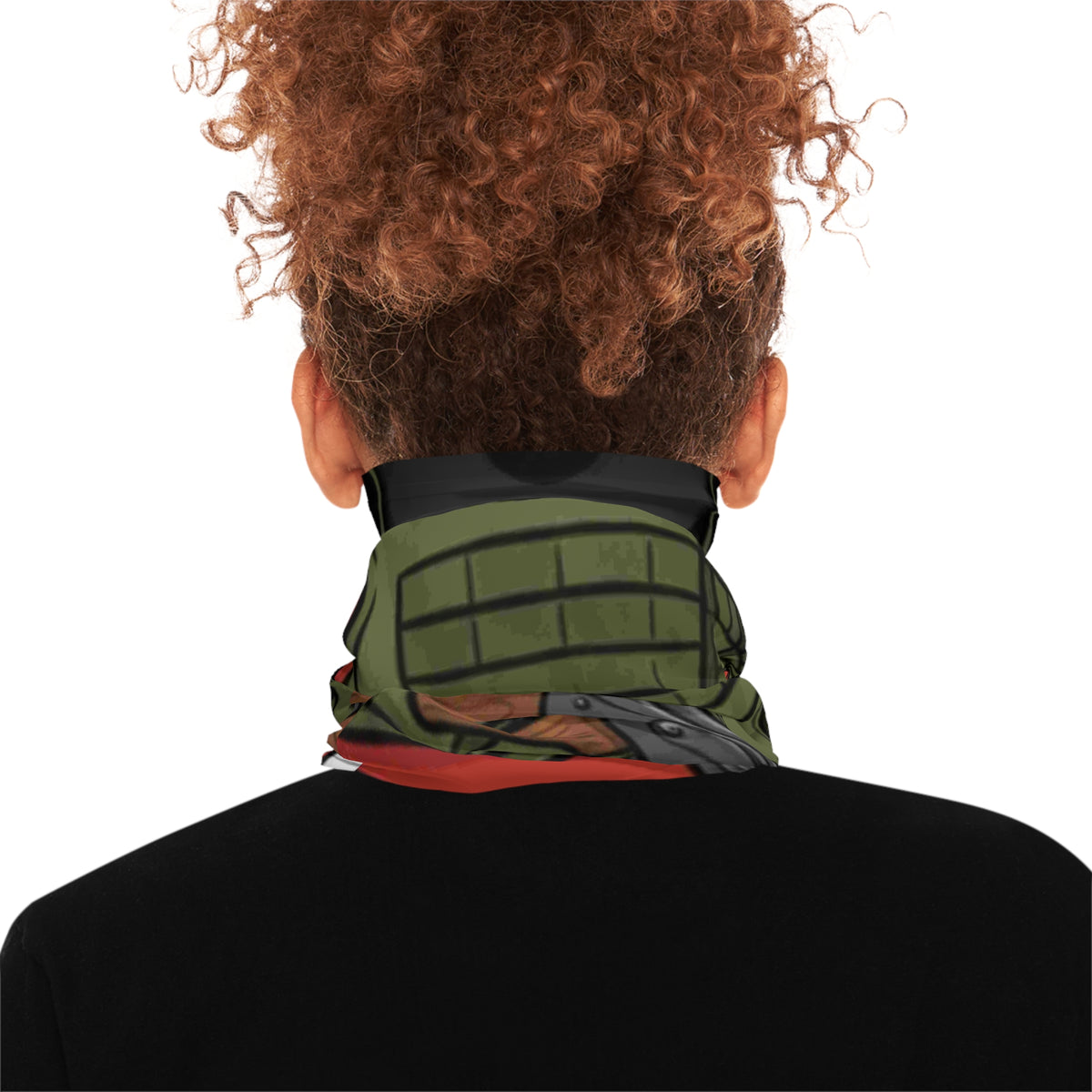 Tactical Soldier AK-47 Illustration Neck Gaiter | Military Face Covering