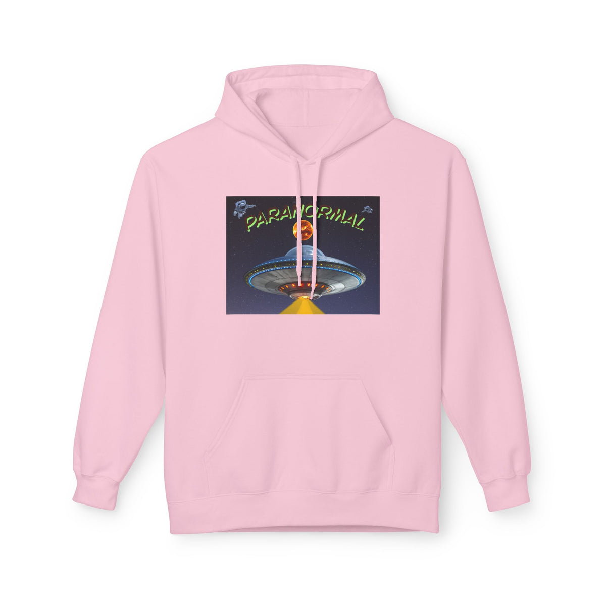 Retro UFO Spaceship Hoodie | Paranormal Alien Abduction Design