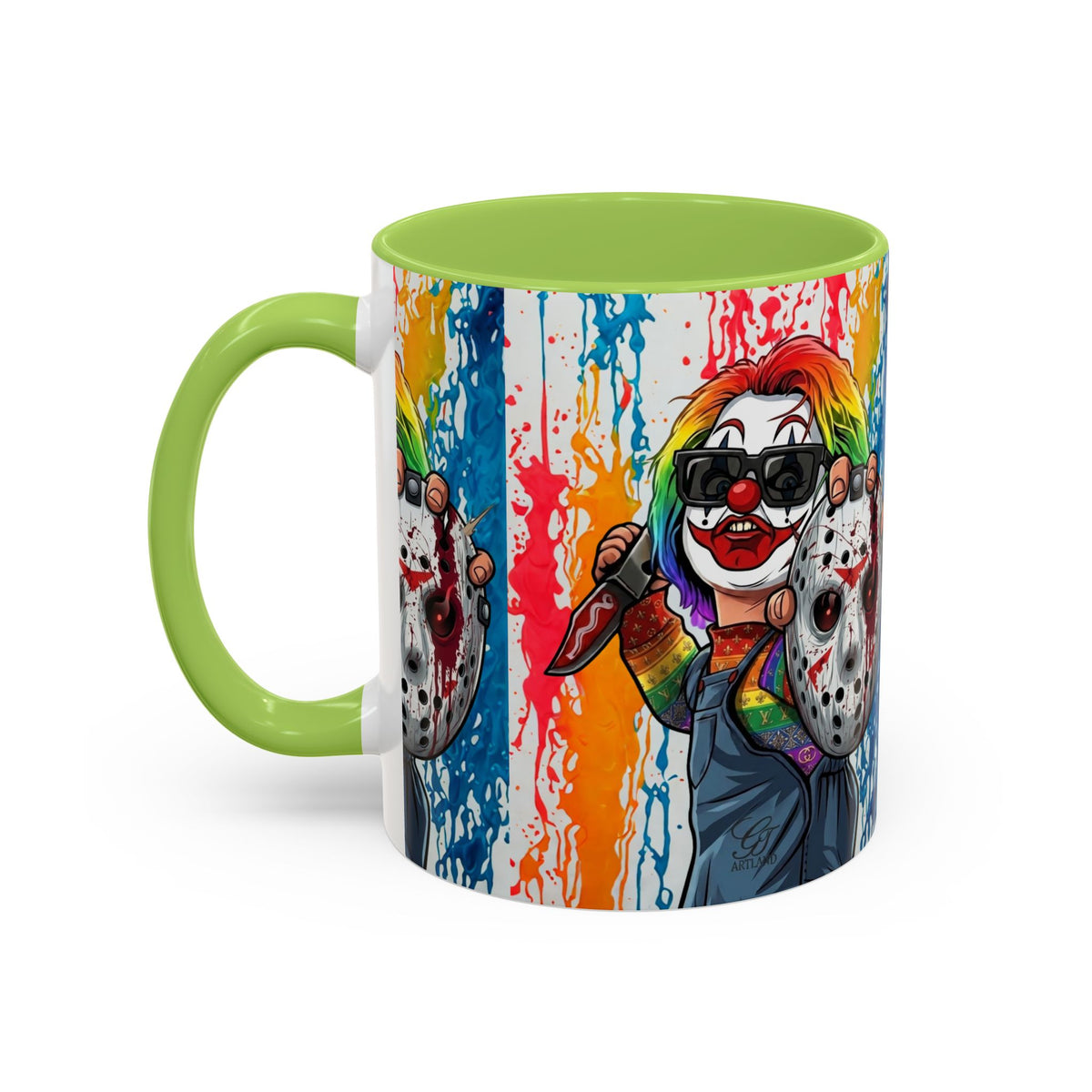 Rainbow Slasher Horror Slasher Artwork by GT Artland