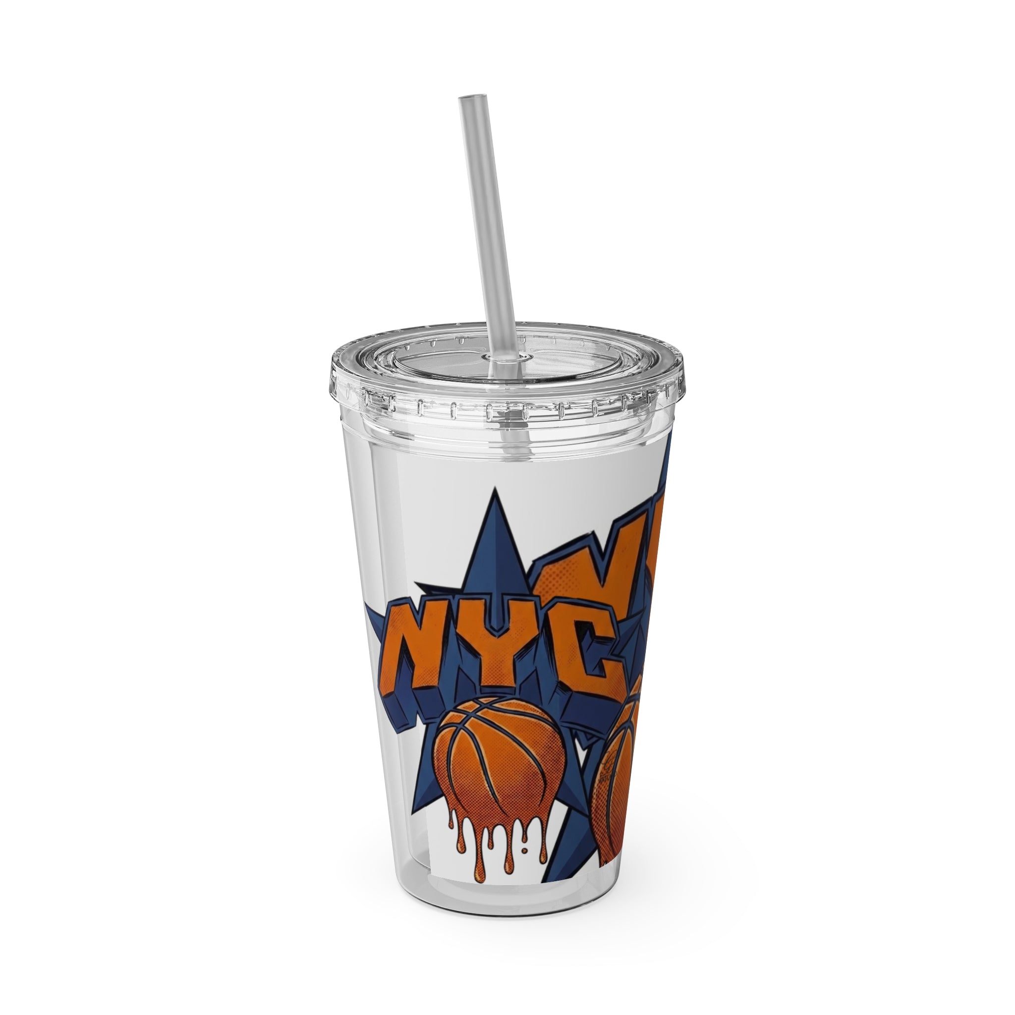 NYC Basketball Drip Tumbler 16oz
