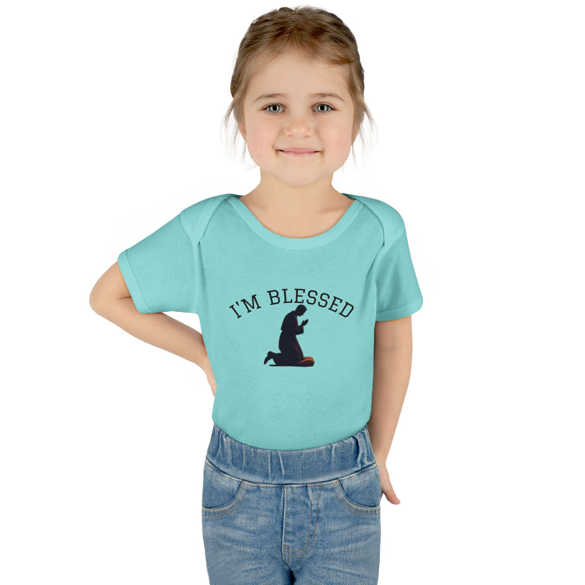Praying Silhouette Infant Bodysuit | Baby Onesie