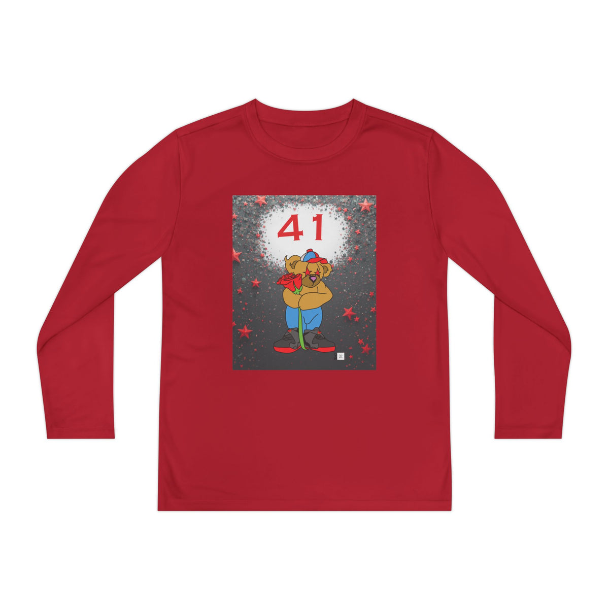 Bear Number 41 Long Sleeve T-Shirt