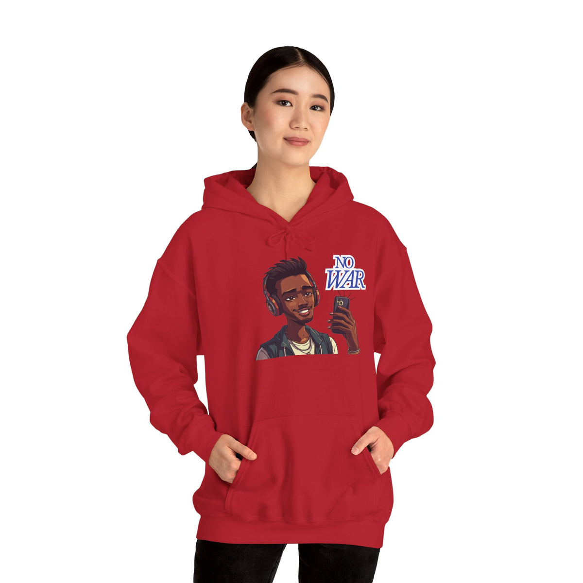 No War Unisex Heavy Blend Hoodie -Sweatshirt