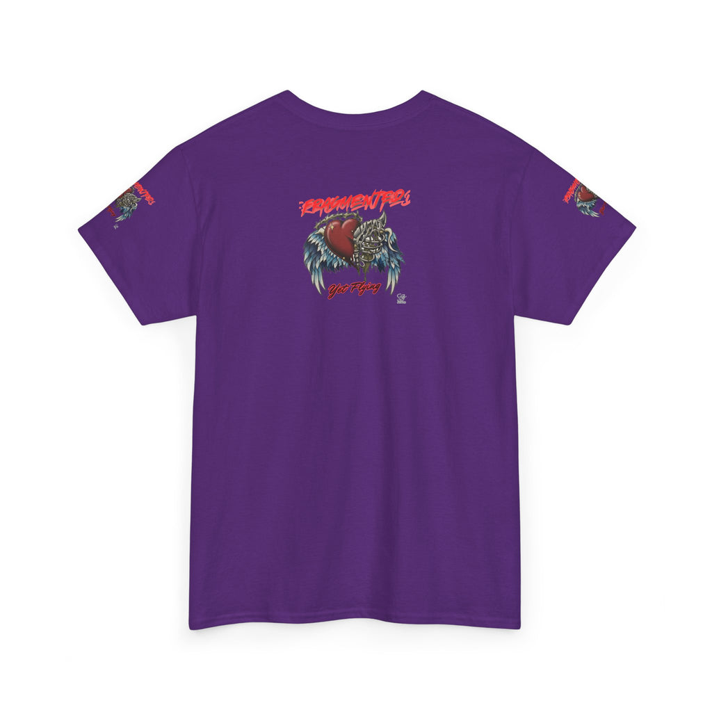 Fragmented Heart Wings tee | Broken Heart with Wings graphic