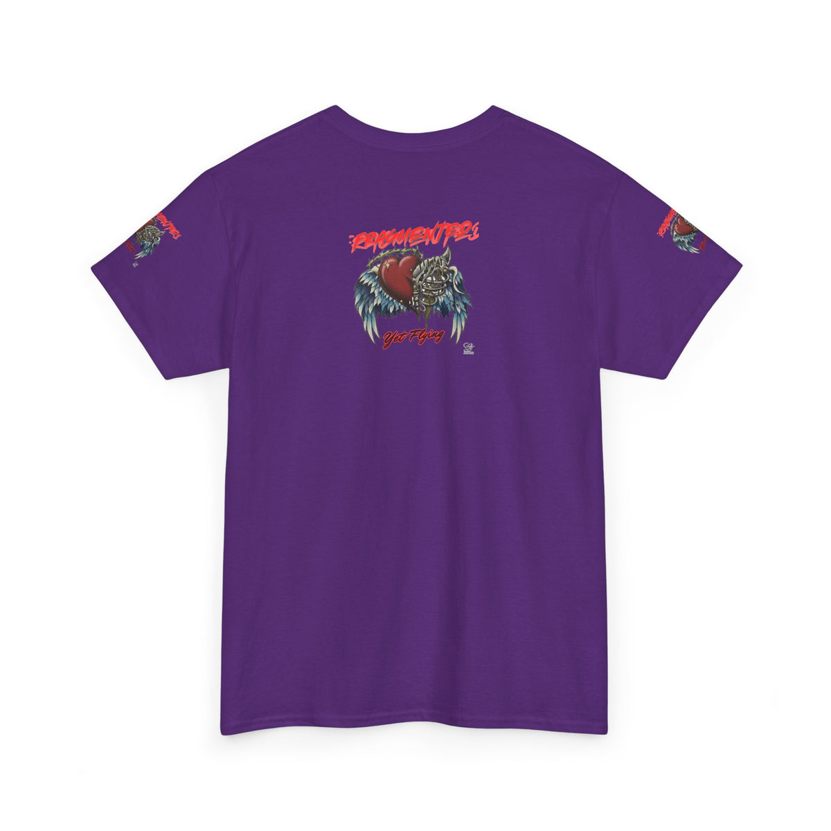 Fragmented Heart Wings tee | Broken Heart with Wings graphic