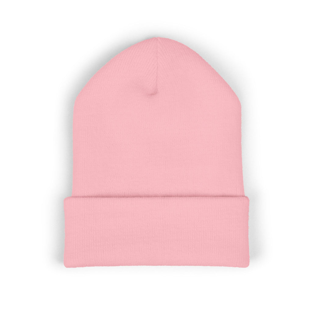 Retro Comic Duck Embroidered Cuffed Beanie