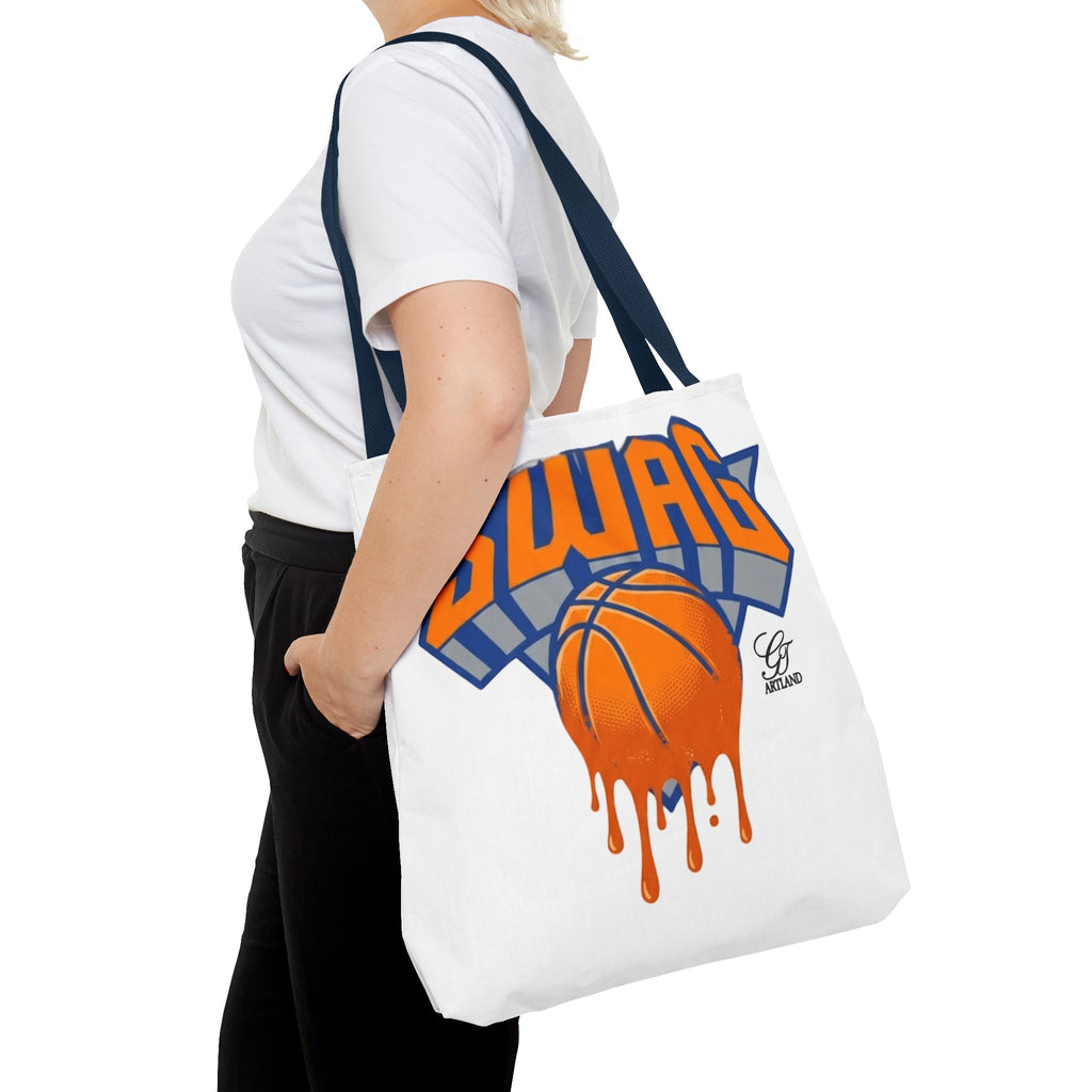 Swag Dripping Basketball tote bag | Sports Graphic Tote by GT Artland