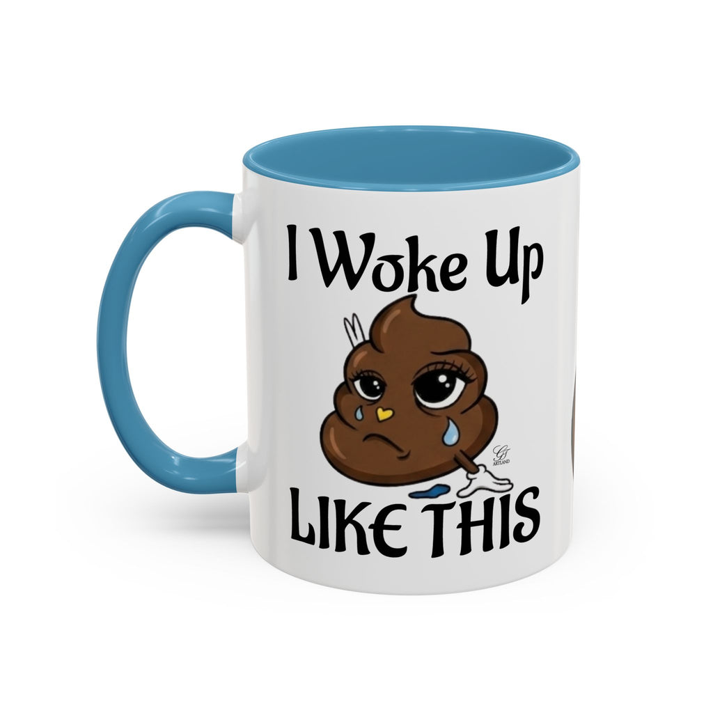 Sad Poop Emoji Coffee Mug – Funny Cute Collectors Novelty Accent Mug (11/15oz) by GT Artland