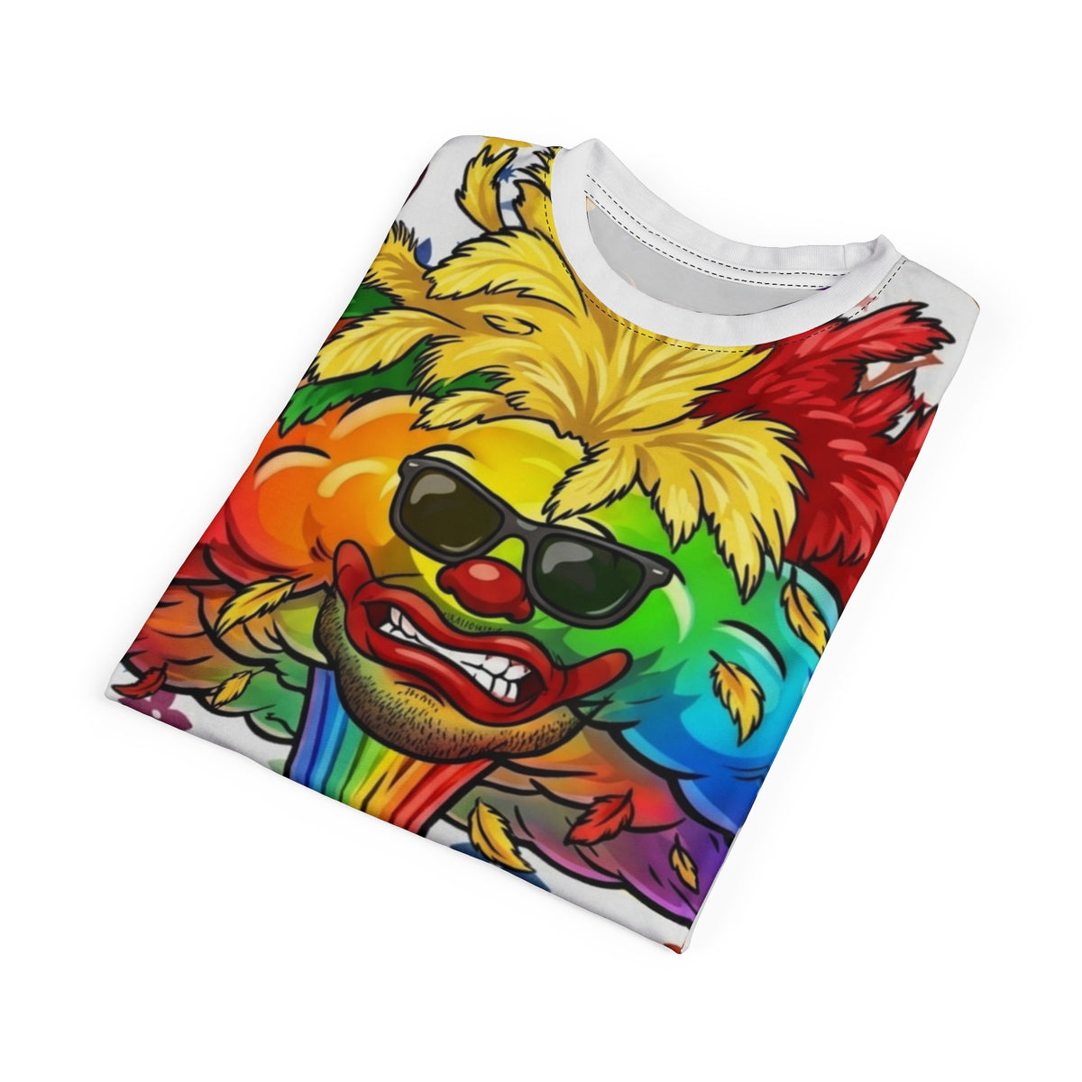 Rainbow Clown Mushroom Cloud Tee | GTArtland Tee