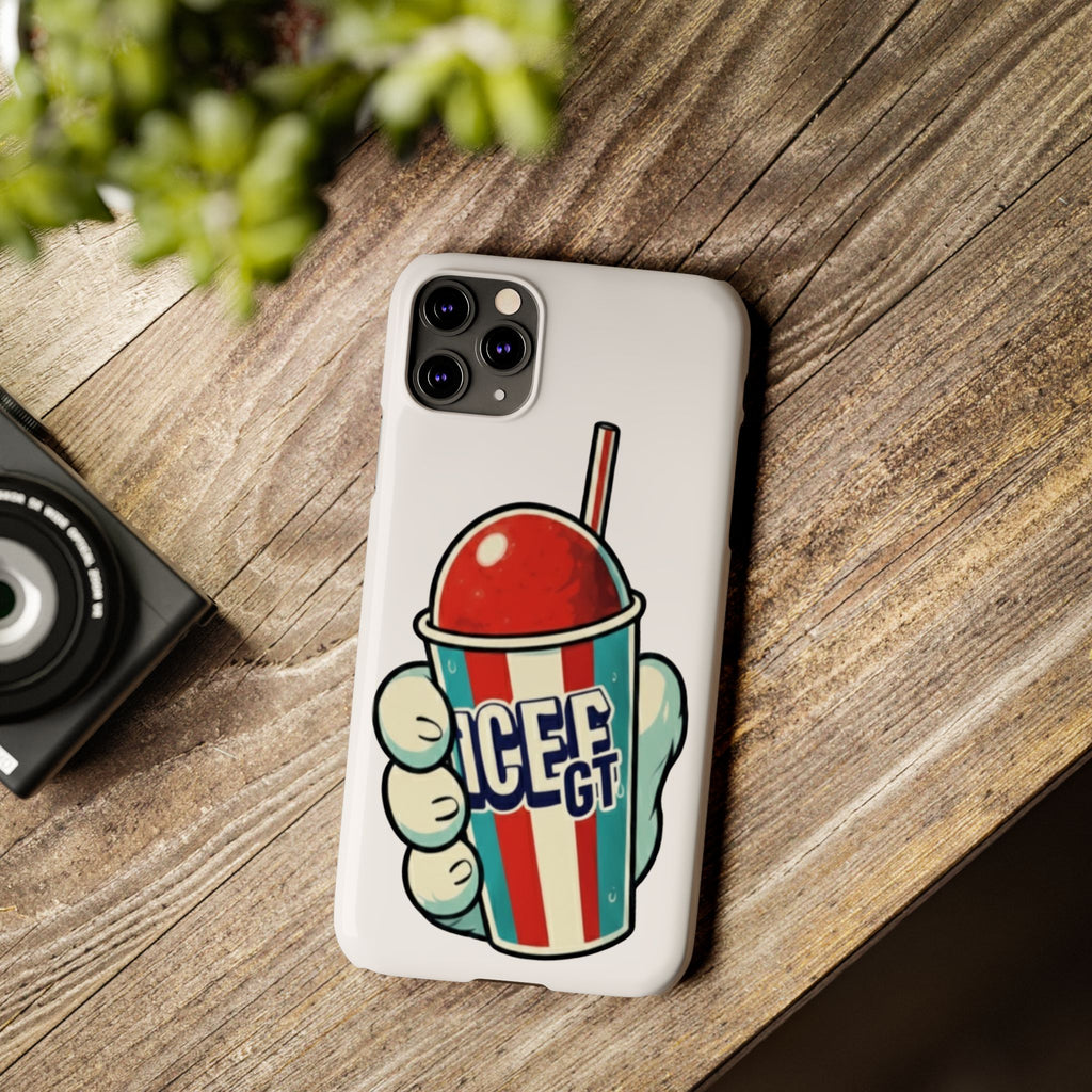 ICEE Slush Cup Slim Phone Case | Red White Blue Slushie