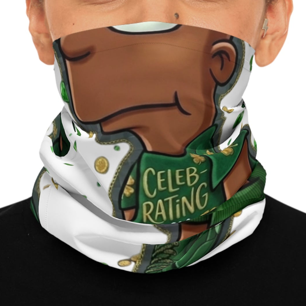 St. Patrick's 'Celebrating My Roots' Ebony Neck Gaiter Face Mask by GT Artland