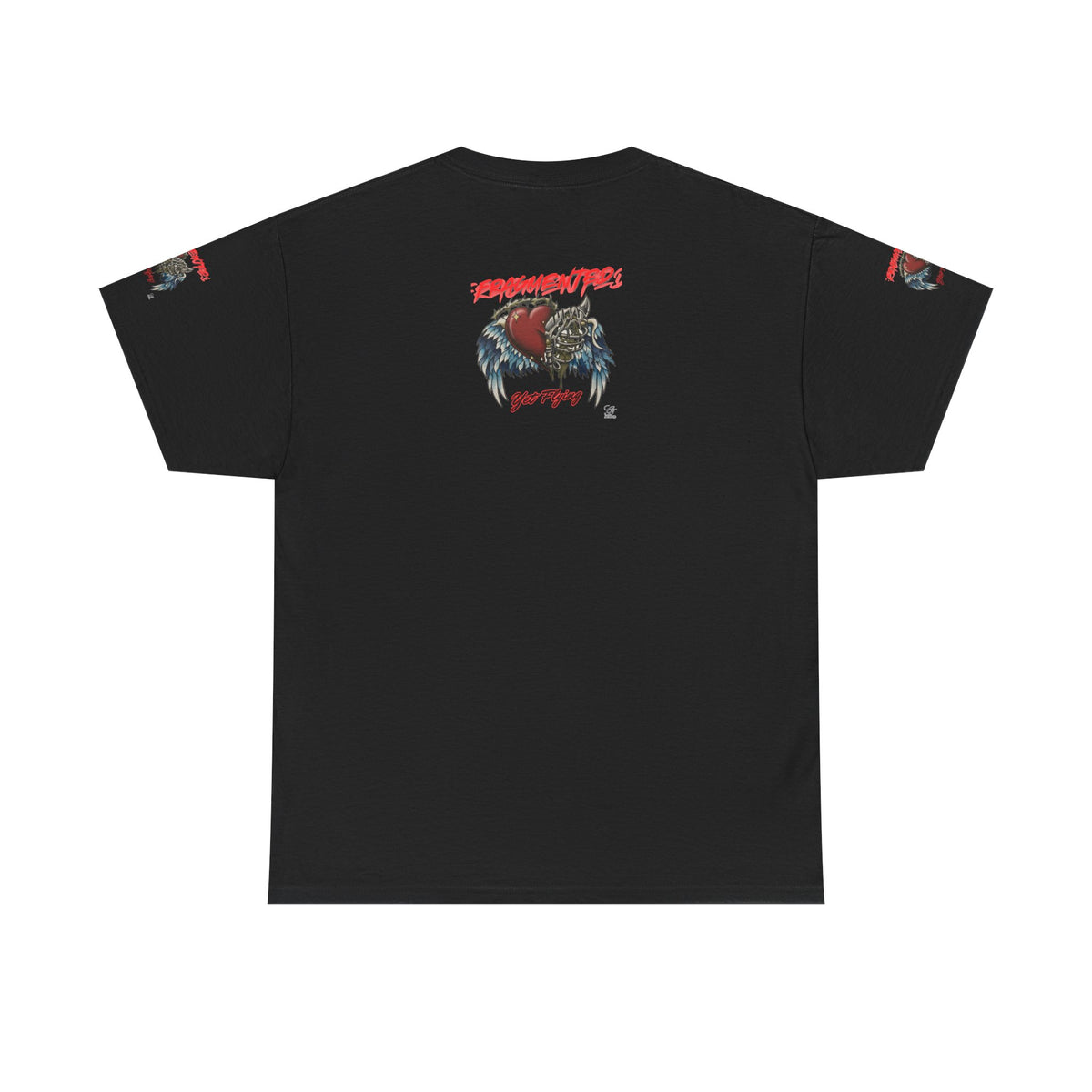 Fragmented Heart Wings tee | Broken Heart with Wings graphic