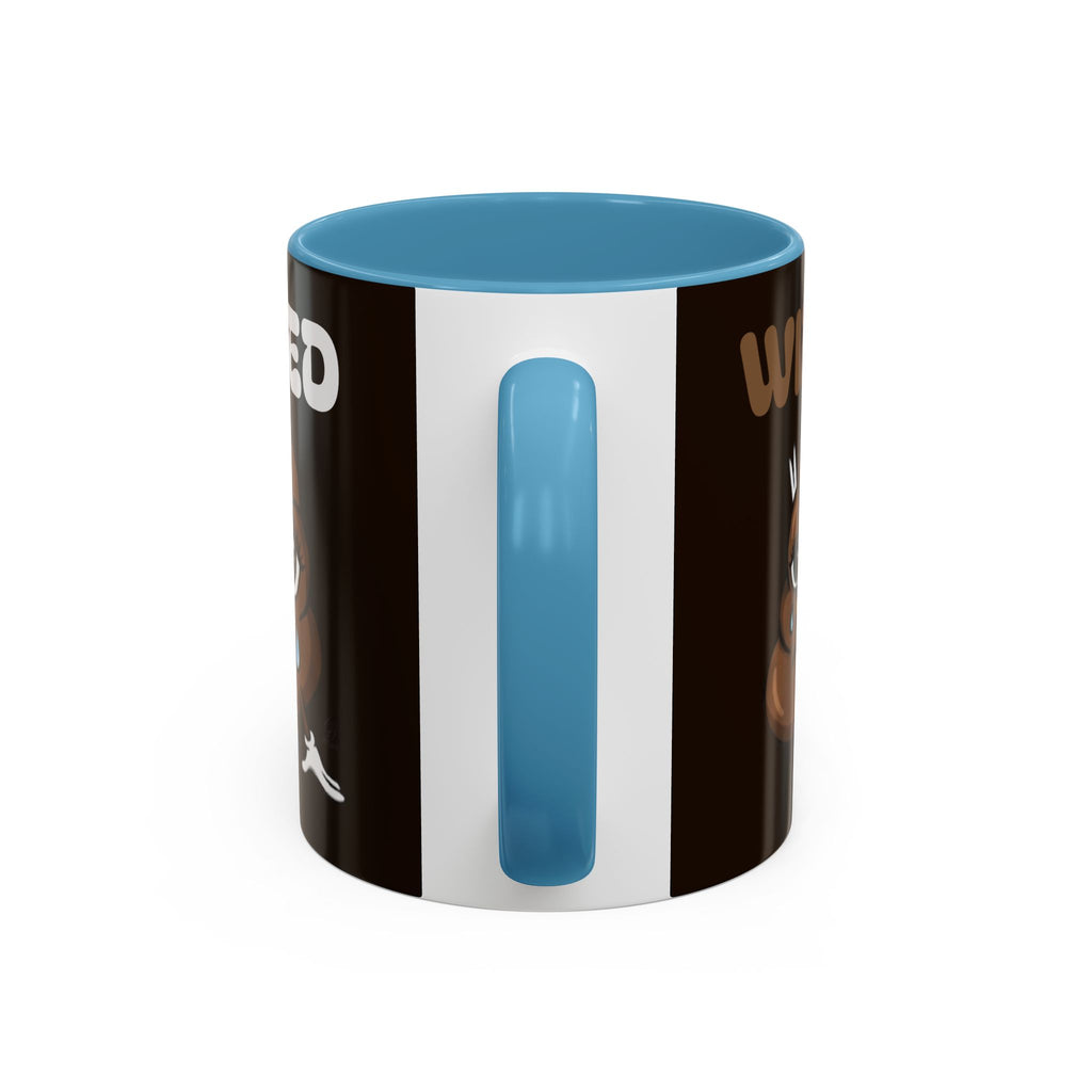 Coffee Mug - "Wired" Cute Poop Emoticon Design (11/15 oz) by GT Artland