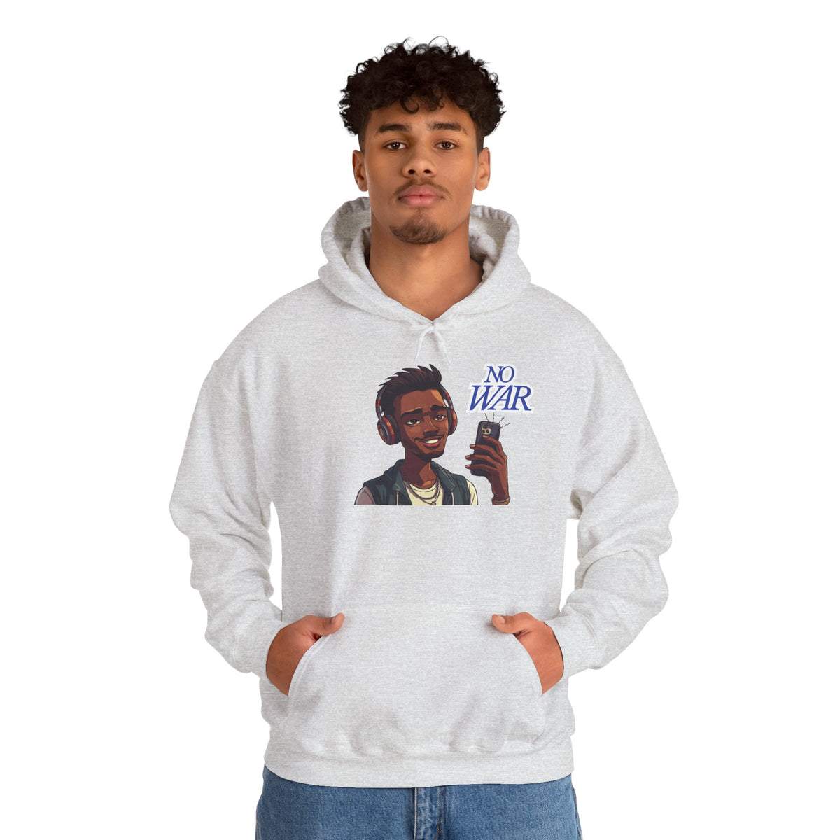 No War Unisex Heavy Blend Hoodie -Sweatshirt