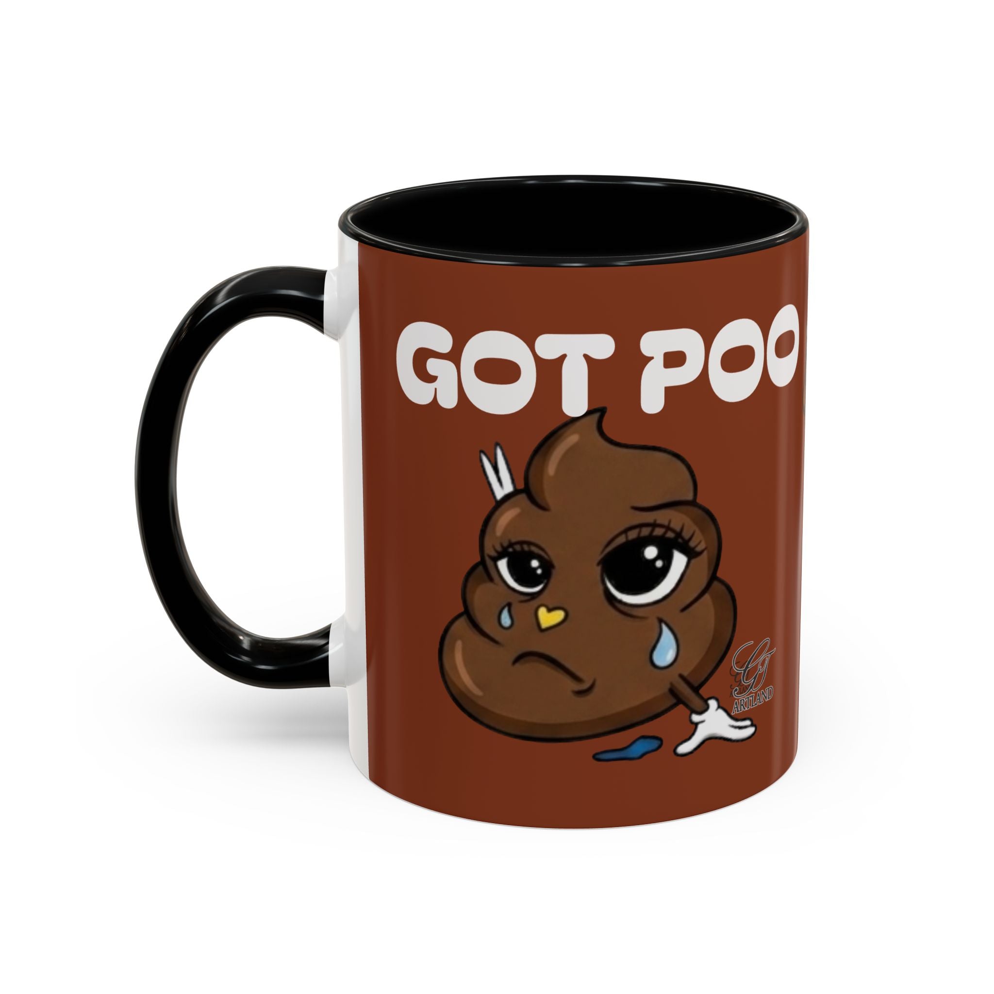 Coffee Mug — 'Got Poo' Funny Poop Coffee Mug, Humor Gift for Friends & Gag Occasions by GT Artland