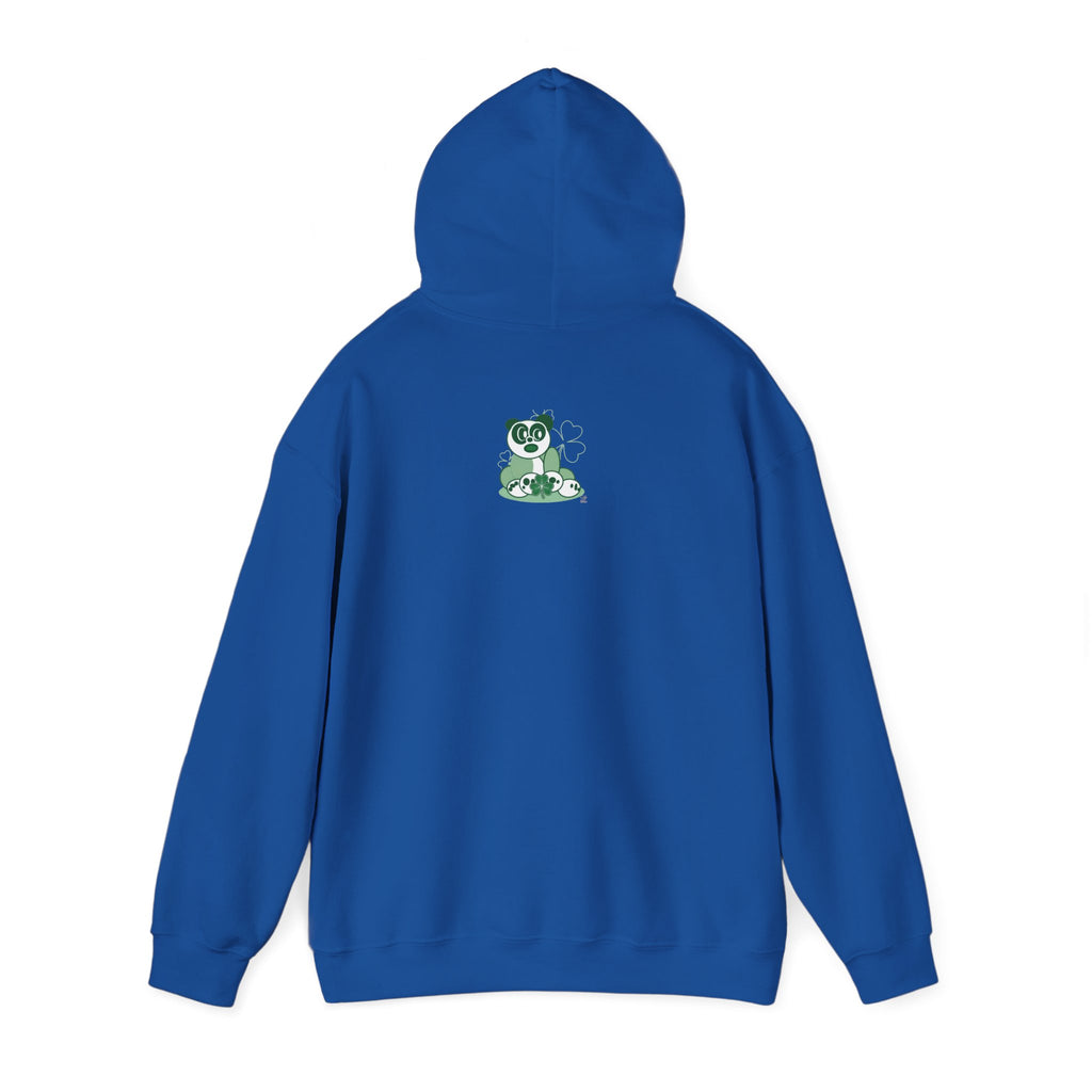 Green Panda with Bamboo Hoodie