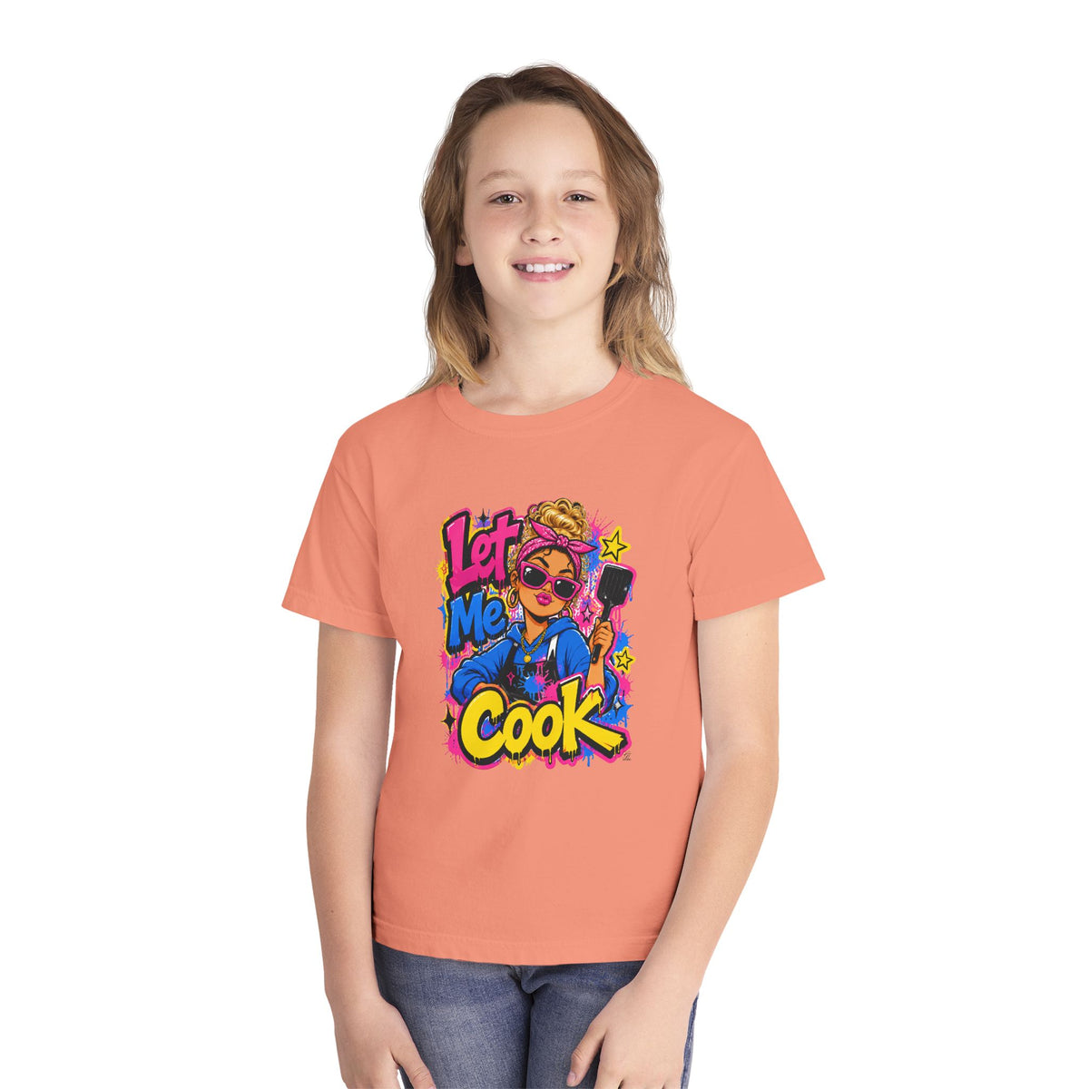 Let Me Cook Chef Girl Youth T-Shirt