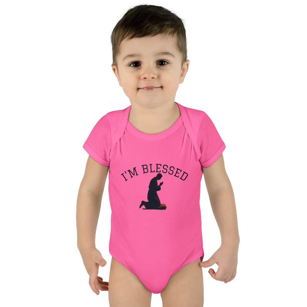 Praying Silhouette Infant Bodysuit | Baby Onesie