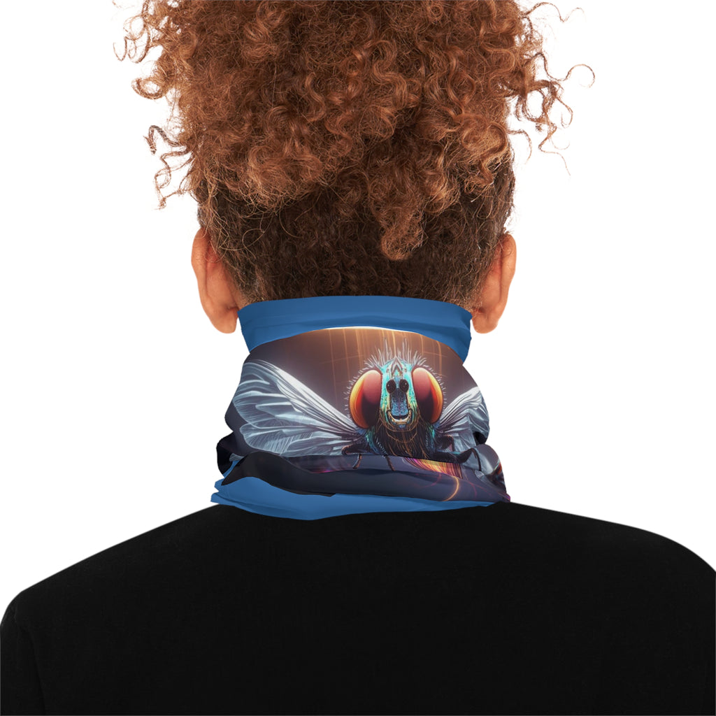 UFO Halo Insect lightweight neck gaiter | sci-fi bug design, space wings